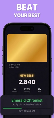 Chromatch: Color Perception iPhone screenshot