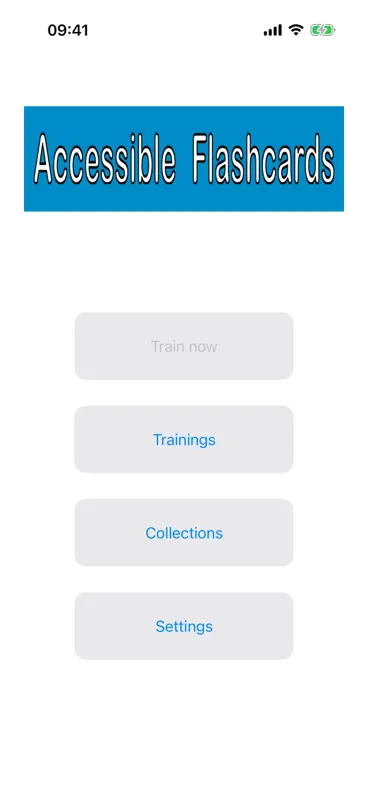 Accessible Flashcards screenshot 1 of 5