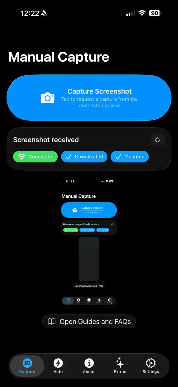 #1. Dev Auto Capture (iOS) Ved: Half Eaten Toast