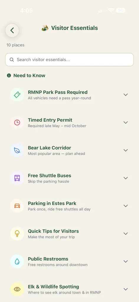 Estes Park Guide - Travel App | MWM