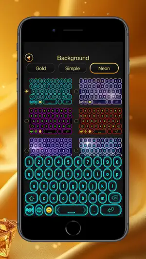 Luxury Gold Keyboard Themes screenshot 4