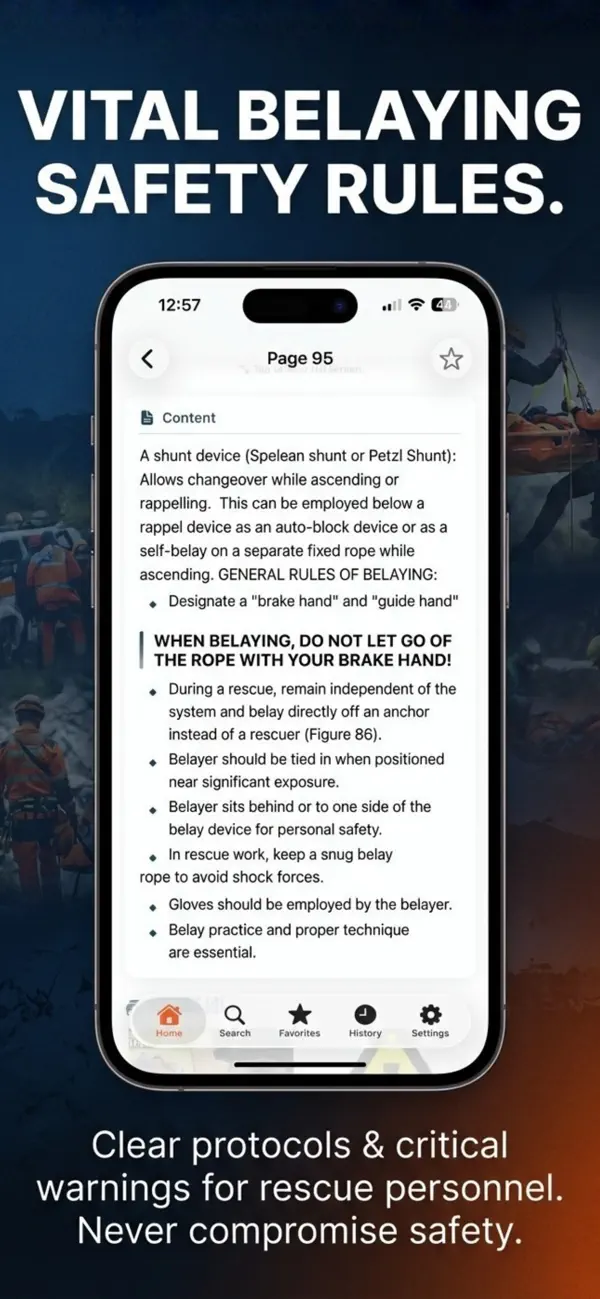 #5. Technical Rescue Field Guide (iOS) Podle: HATICE NUR ARI