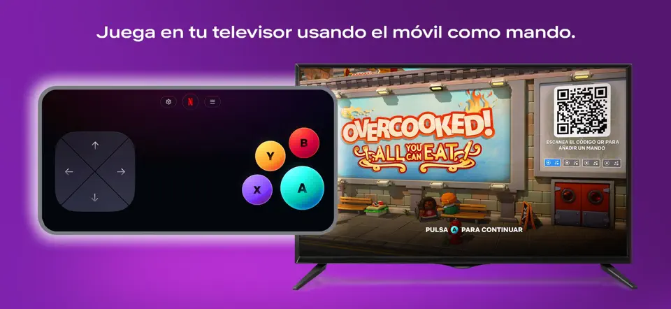 Captura de pantalla de Netflix Game Controller en iPhone 1