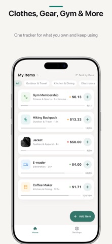 Worth It - Cost Per Use Screenshot 4 of 7