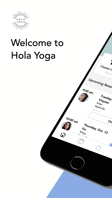Hola Yoga iPhone screenshot 1 - Health & Fitness app