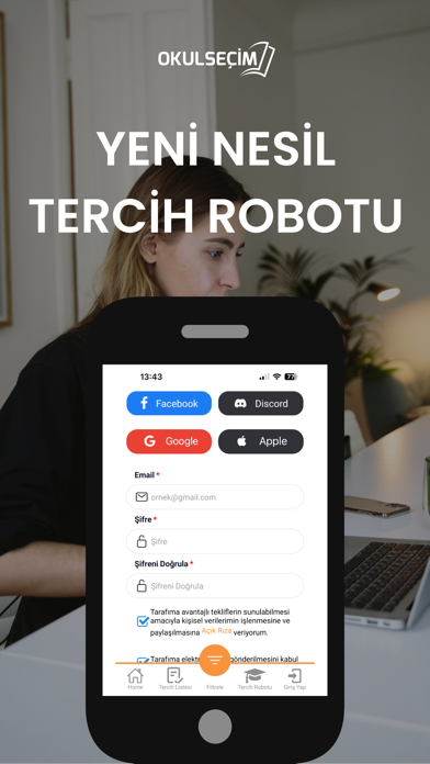 Okul Seçim - YKS Tercih Robotu Screenshot