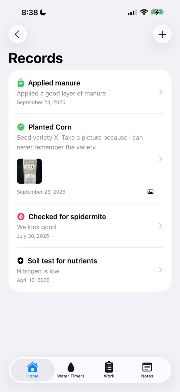 iPhone screenshot