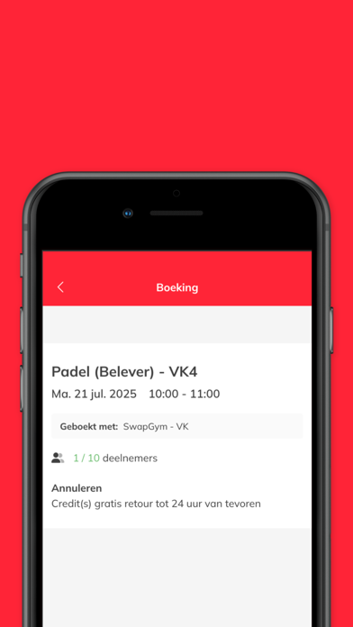 SwapGym Amsterdam Screenshot