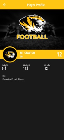 Chapel Hill Tigers iPhone screenshot
