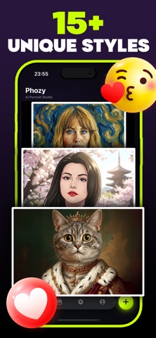 AI Portrait Generator: Phozy screenshot