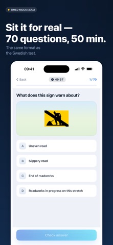 Körklar: Swedish Driving Test iPhone screenshot