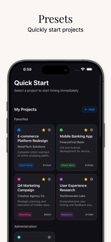 Hours Tracker: TimeKeep screenshot