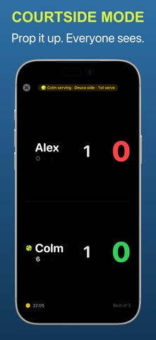 Luasc - Tennis scorekeeping iPhone screenshot