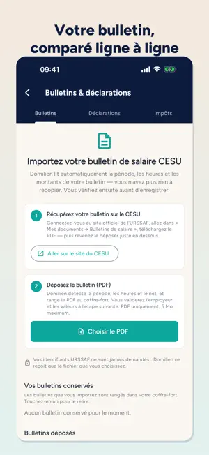 Domilien : suivi CESU screenshot 4