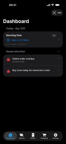 BrainShot: Juice Planner Screenshot 1 of 5