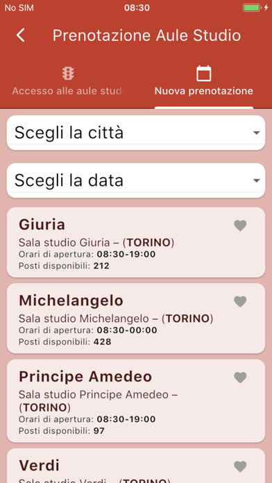 Campus Piemonte ID Study Room Screenshot