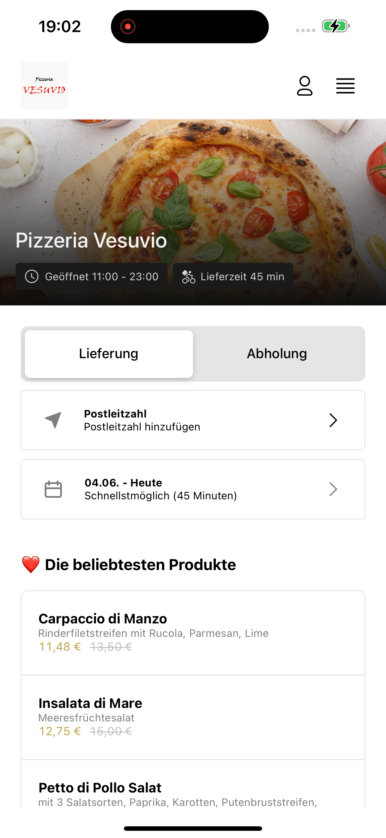 Pizzeria Vesuvio screenshot 3