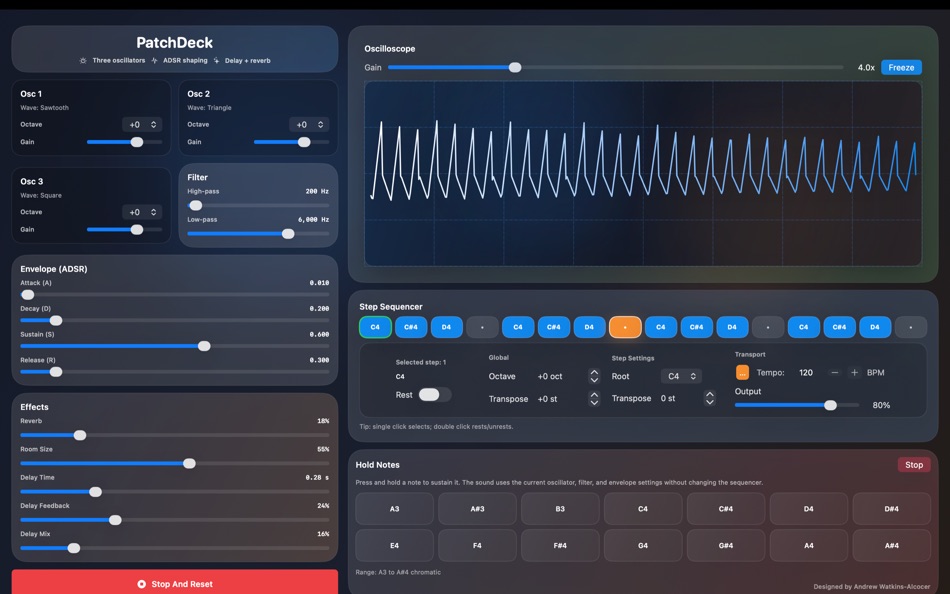 #2. PatchDeck (macOS) By: Andrew Watkins-Alcocer