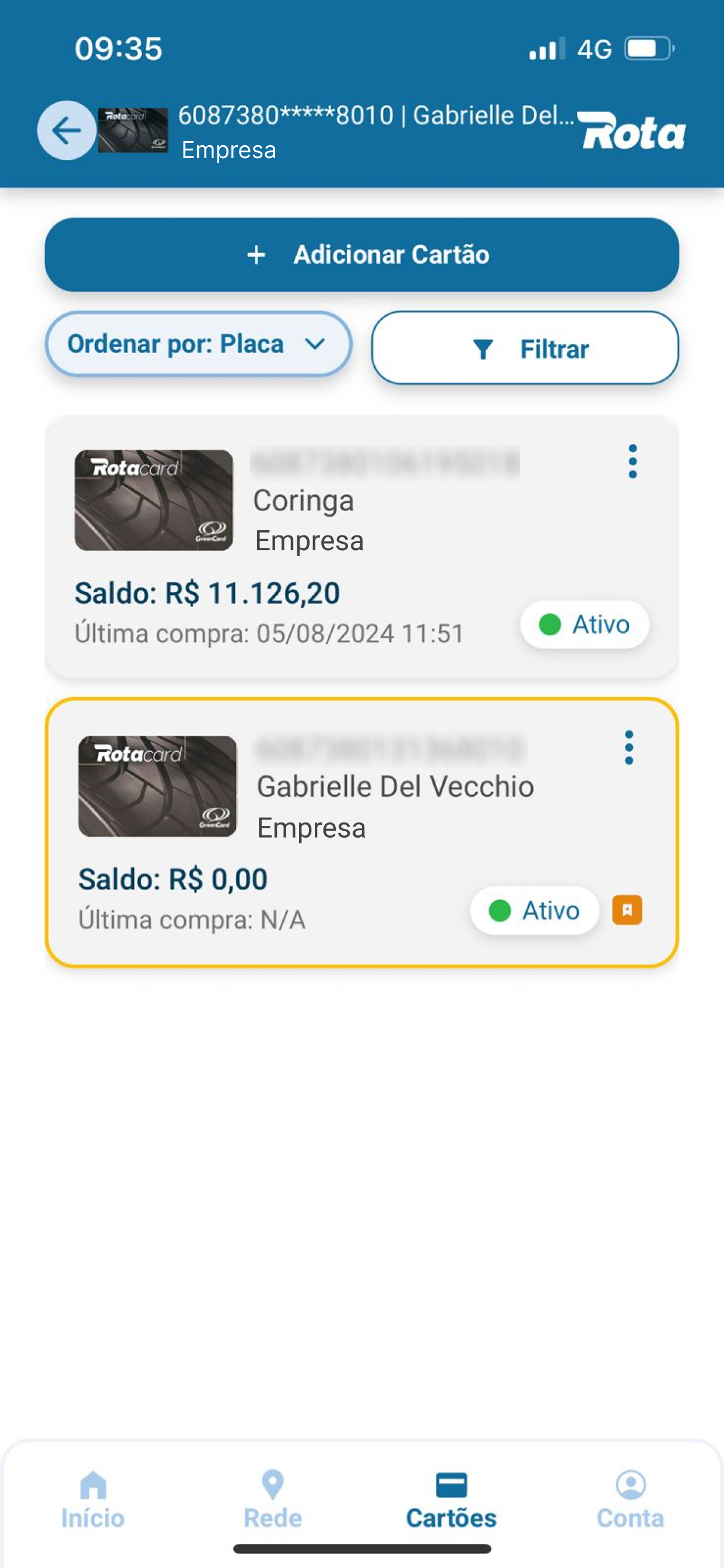 Rota Condutor