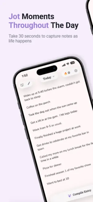 Journalify: Daily AI Diary screenshot 1