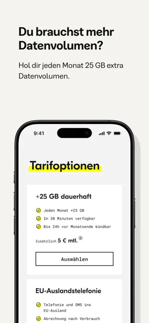 fraenk: Die Mobilfunk App iPhone screenshot 3