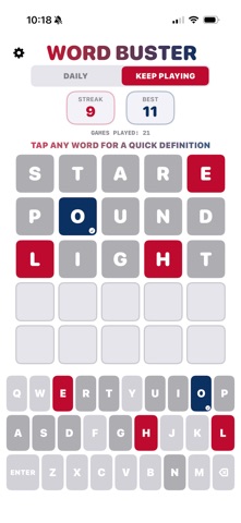 Isogram Word Buster screenshot