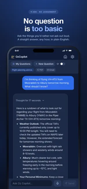 OzCopilot: Flight Companion screenshot 3