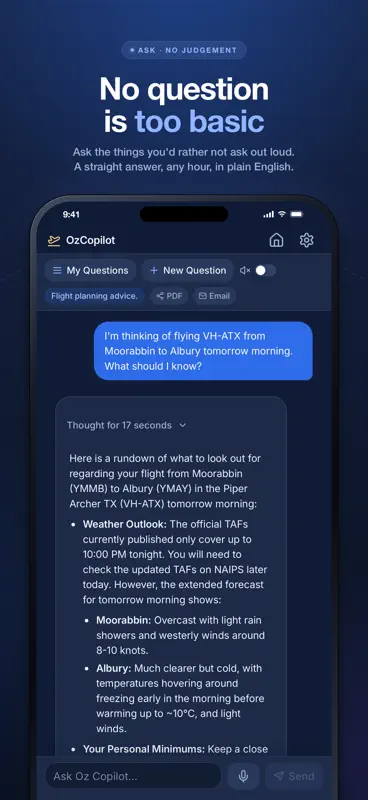 OzCopilot: Flight Companion screenshot 3 of 10