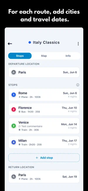 Travel Planner - Trip Paths screenshot 3