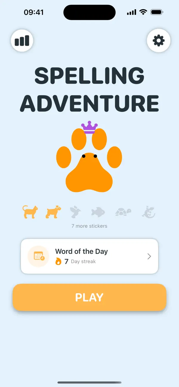 Screenshot #1 pour Letters: Spelling Adventure