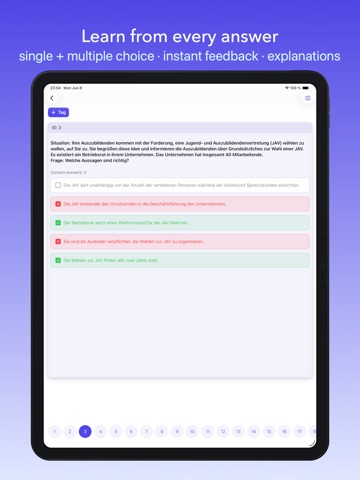 AEVO IHK Ausbilderschein Study iPad screenshot