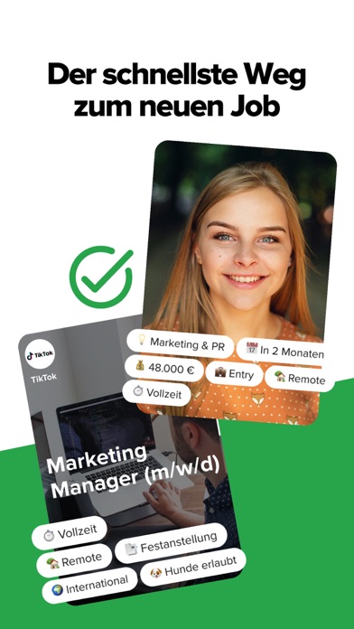 Screenshot #1 pour truffls - Jobs per Swipe