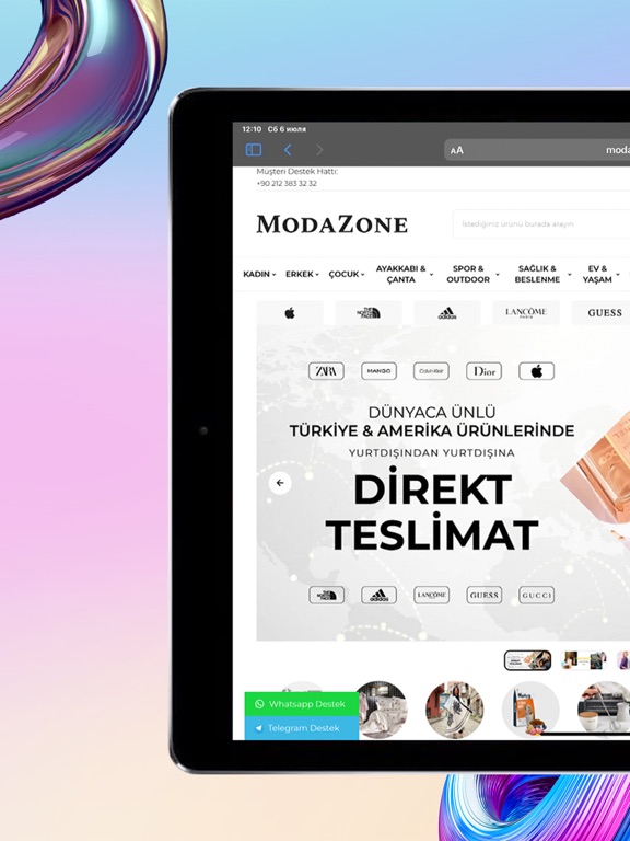 modazone iPad screenshot 3 - Shopping app