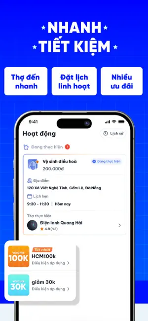 5Sao: Tiện ích & Chăm sóc nhà iPhone screenshot 4
