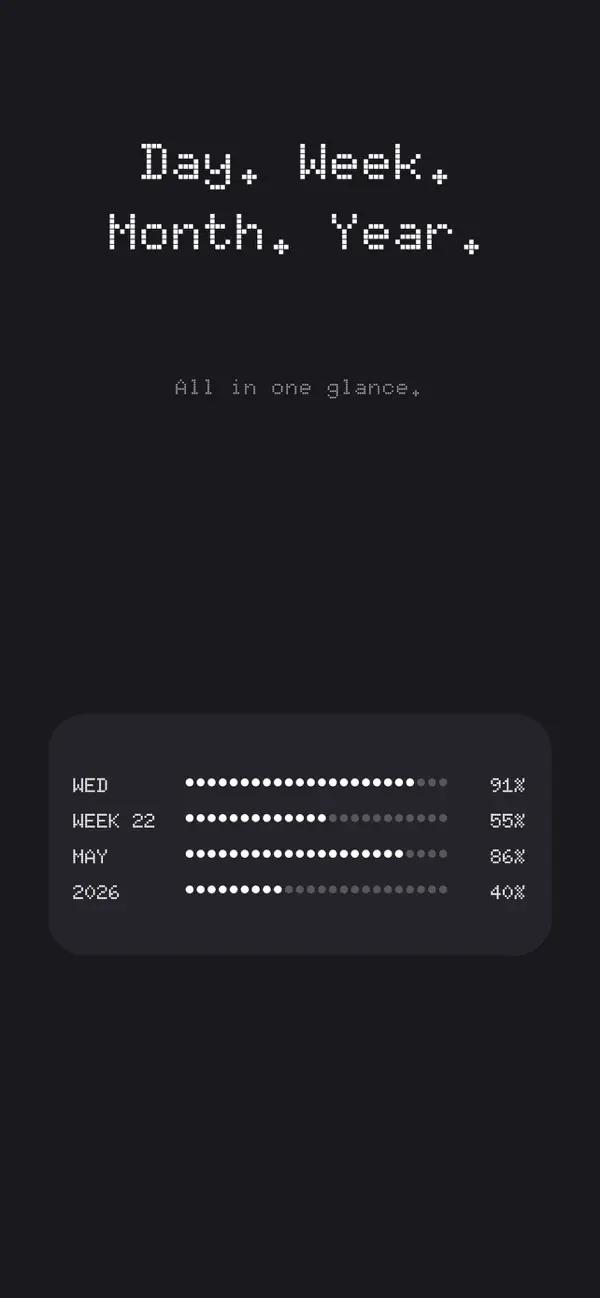 Screenshot #1 pour DOTS:. Year Progress