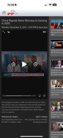 Gogo Vision (Biz Av) app screenshot 3