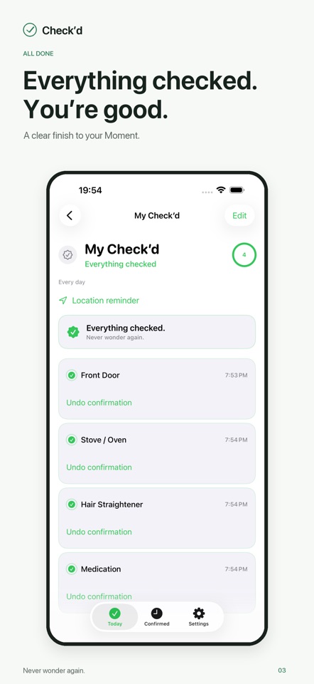 Check'd: Home Checklist screenshot 3