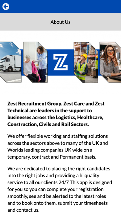 Zest Recruitment Group Ltd Screenshot