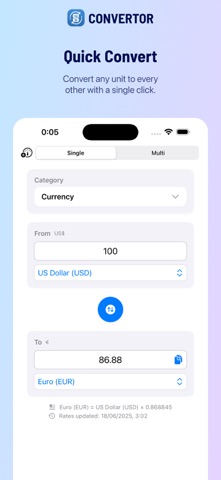 Convertor screenshot
