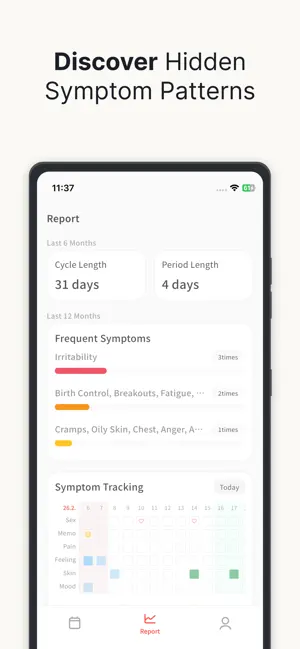 RedTime: Simple Period Tracker screenshot 2