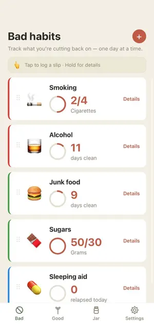 Unhabit — Habits & Growth screenshot 1