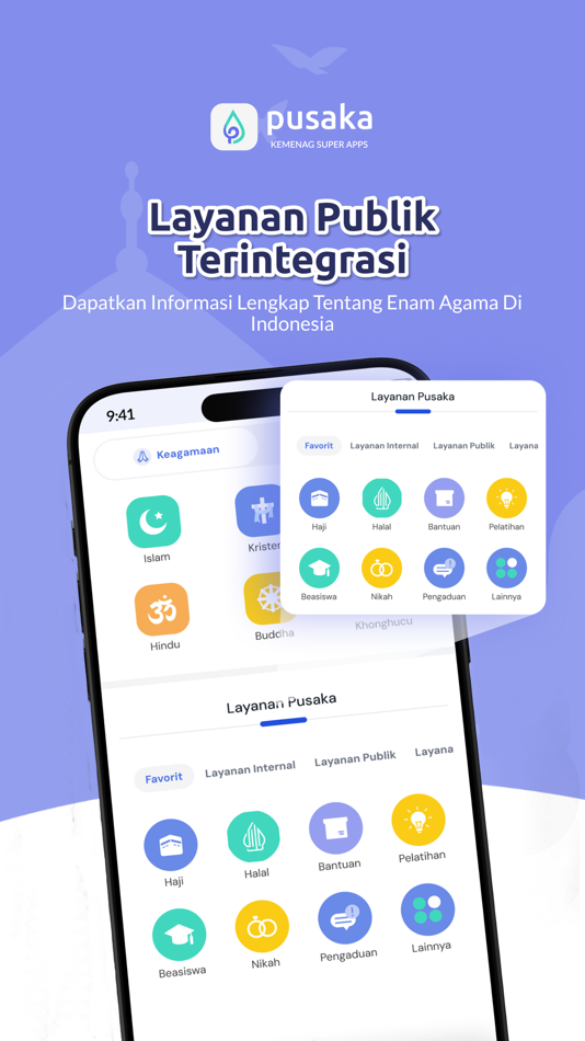 #1. Pusaka Apps (iOS) Podle: Kementerian Agama RI