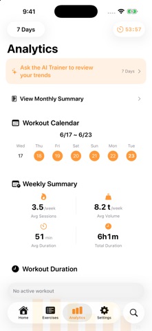 Omacho - Workout Log Screenshot 5 of 7