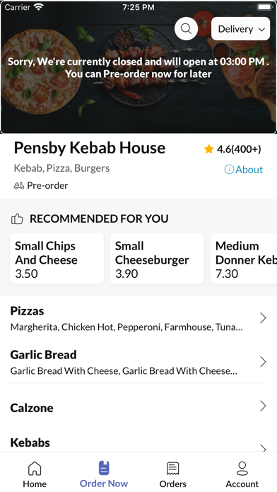 Pensby Kebab House Screenshot