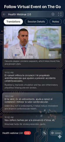 InterScribe: Live Translation screenshot