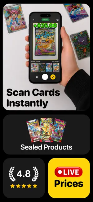 Pokefolio - TCG Card Scanner iPhone screenshot 2