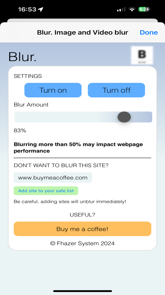 #1. Blur. Image Video Blur (iOS) 由: MUHAMMED ALHABIB HASAN