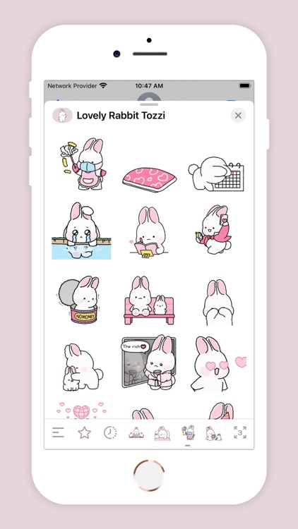 Lovely Rabbit Tozzi Animated screenshot-3