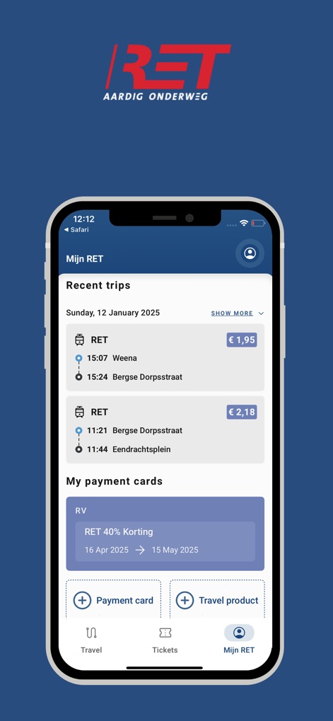 RET - Travel App | MWM