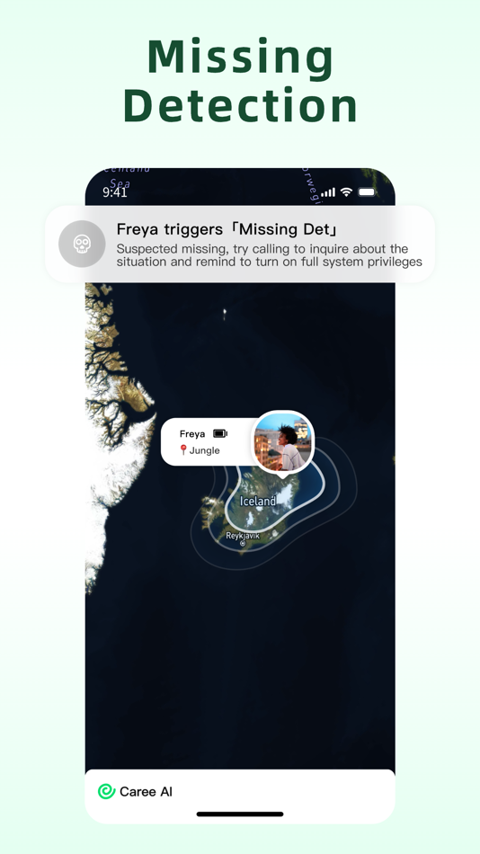 #7. Caree AI - GPS Phone Location (iOS) Podle: Moonscape Technologies Inc.